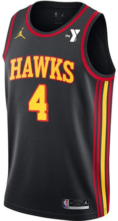 Kobe Bufkin Atlanta Hawks 2025 Statement Edition Swingman Jersey - Black