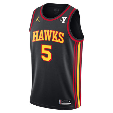 Dyson Daniels Atlanta Hawks 2025 Statement Edition Swingman Jersey - Black
