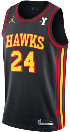 Garrison Mathews Atlanta Hawks 2025 Statement Edition Swingman Jersey - Black