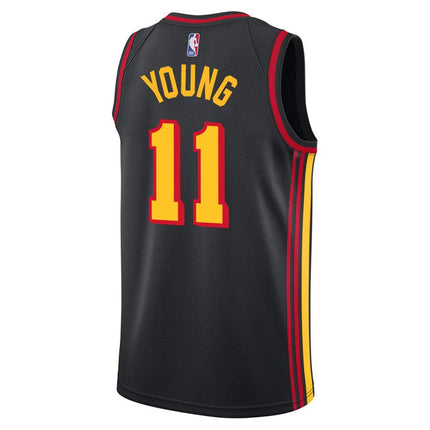 Trae Young Atlanta Hawks 2025 Statement Edition Swingman Jersey - Black
