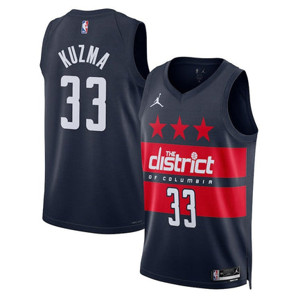 Kyle Kuzma Washington Wizards 2025 Statement Edition Swingman Jersey - Navy