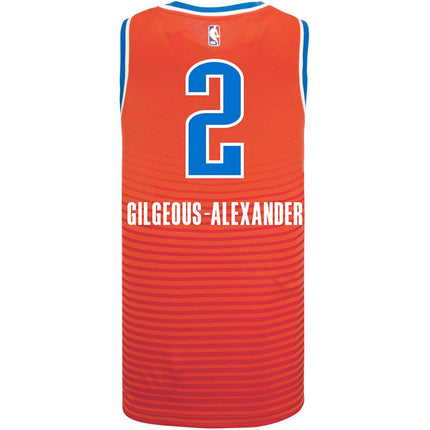 Shai Gilgeous-Alexander Oklahoma City Thunder 2025 Statement Swingman Jersey - Orange