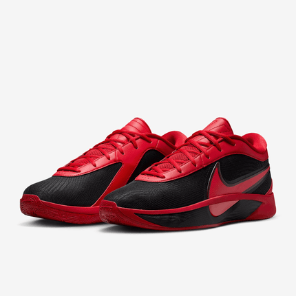 Men's Giannis Freak 6 Black University Red Shoes