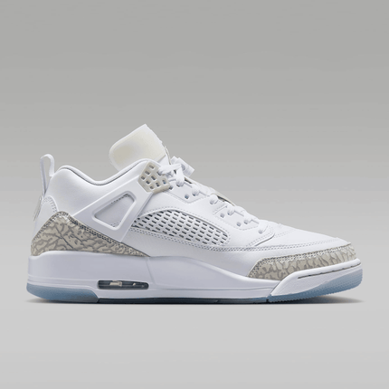 Men's Air Jordan Spizike Low Metallic Silver Shoes