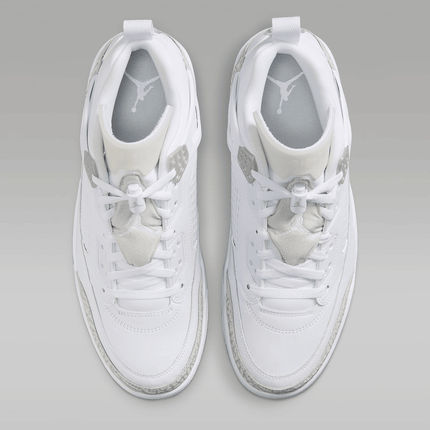Men's Air Jordan Spizike Low Metallic Silver Shoes