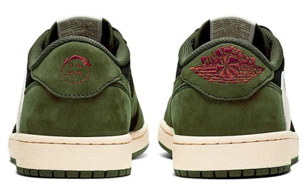 Men's Air Jordan 1 Low OG x Travis Scott Olive Green Shoes
