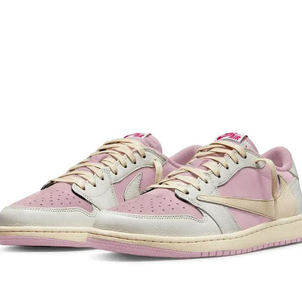 Men's Air Jordan 1 Low OG x Travis Scott Shy Pink Shoes