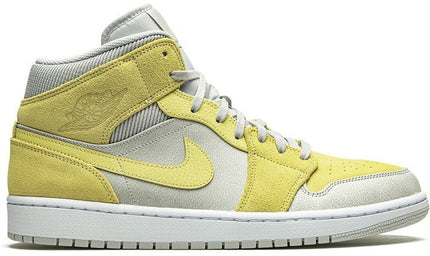 Men's Air Jordan 1 Mid Lemon Wash Shoes