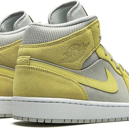 Men's Air Jordan 1 Mid Lemon Wash Shoes