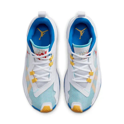 Men's Air Jordan One Take 4 White Lagoon Pulse Shoes