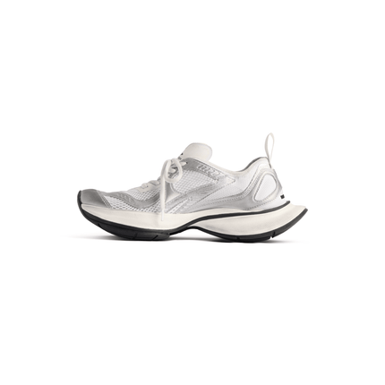 Men's Circuit Sneaker White Silver Shoes
