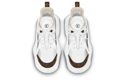 Men's LOUIS VUITTON Archlight 2.0 Platform White Brown Monogram Sneakers