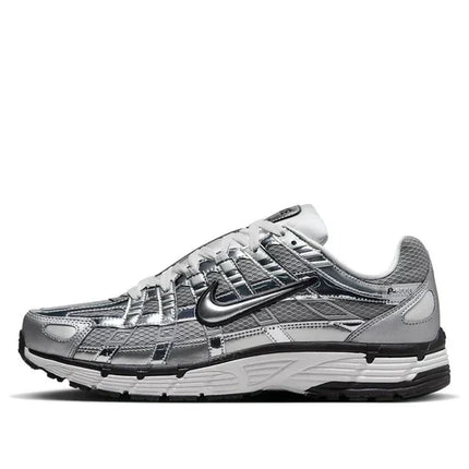 Men's Nike PÃ¢â‚¬â€˜6000 Metallic Silver Shoes