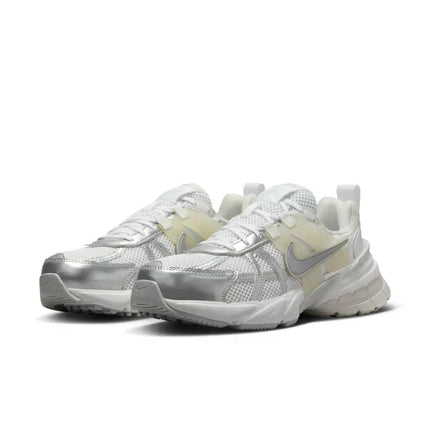 Men's Nike V2K Metallic Silver Shoes