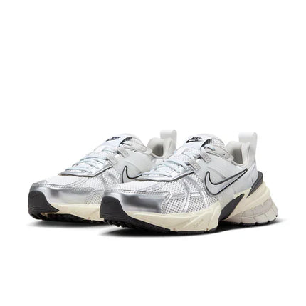 Men's Nike V2K 'Summit White Metallic Silver' Shoes