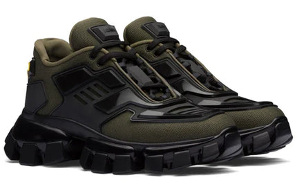 Men's PRADA Cloudbust Thunder Sneakers In Olive Green