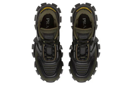 Men's PRADA Cloudbust Thunder Sneakers In Olive Green