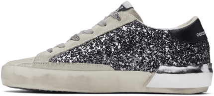 Men's SSENSE Exclusive White Super-Star Sneakers In Anthracite Black