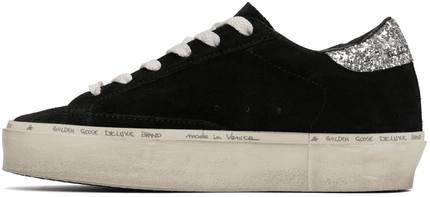 Men's SSENSE Exclusive White Super-Star Sneakers In Black Silver