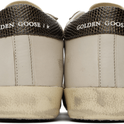 Men's SSENSE Exclusive White Super-Star Sneakers In Grey Black Plum