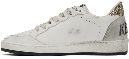 Men's SSENSE Exclusive White Super-Star Sneakers In WhiteBlackGoldIce