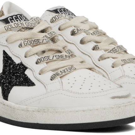 Men's SSENSE Exclusive White Super-Star Sneakers In WhiteBlackGoldIce
