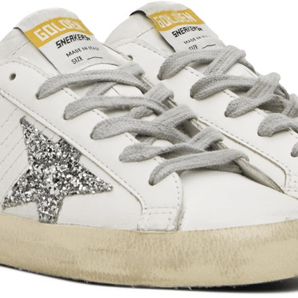 Men's SSENSE Exclusive White Super-Star Sneakers In White Blue