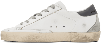 Men's SSENSE Exclusive White Super-Star Sneakers In White Dark Gray