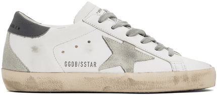 Men's SSENSE Exclusive White Super-Star Sneakers In White Ice Gray