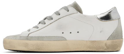 Men's SSENSE Exclusive White Super-Star Sneakers In White Ice Orchid Pink