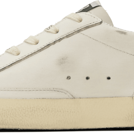 Men's SSENSE Exclusive White Super-Star Sneakers In Dark green