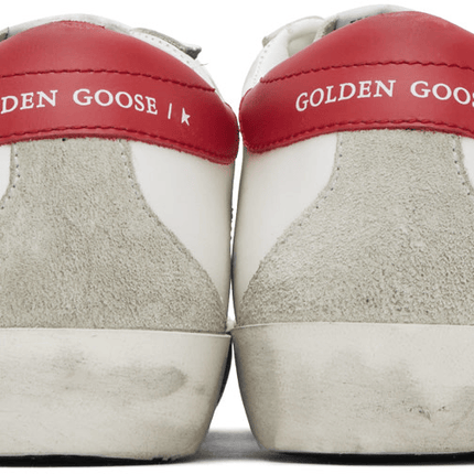 Men's SSENSE Exclusive White Super-Star Sneakers In White Pink Red Ice