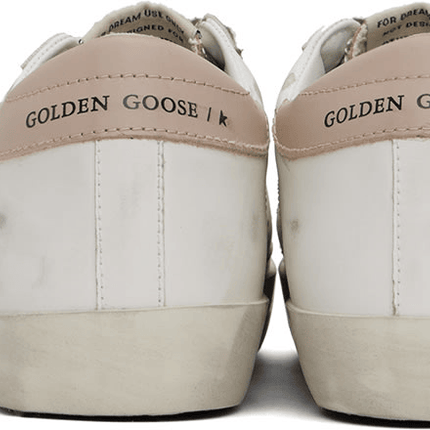 Men's SSENSE Exclusive White Super-Star Sneakers In Yellow Pink