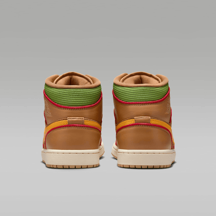 Men's Air Jordan 1 Mid SE Flax Sesame Shoes