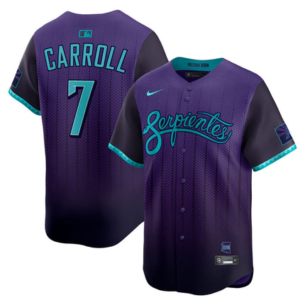 Corbin Carroll Arizona Diamondbacks 2025 City Connect Limited Jersey - Purple