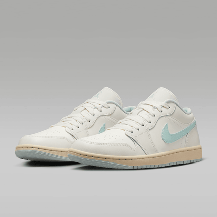 Men's Air Jordan 1 Low Sail Igloo Shoes