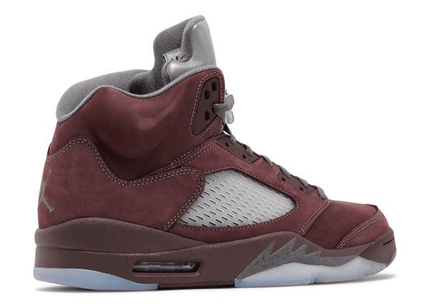 Men's Jordan 5 Retro Low Burgundy Shoes