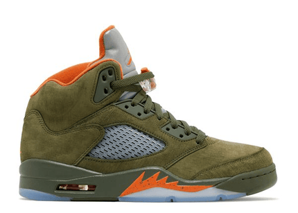 Men's Air Jordan 5 Retro Olive Shoes