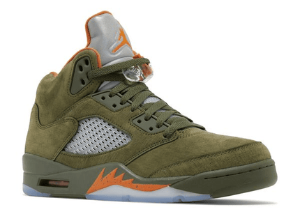 Men's Air Jordan 5 Retro Olive Shoes