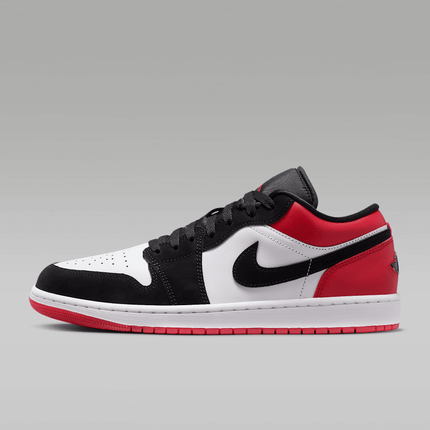 Men's Air Jordan 1 Low SE White Varsity Red Shoes