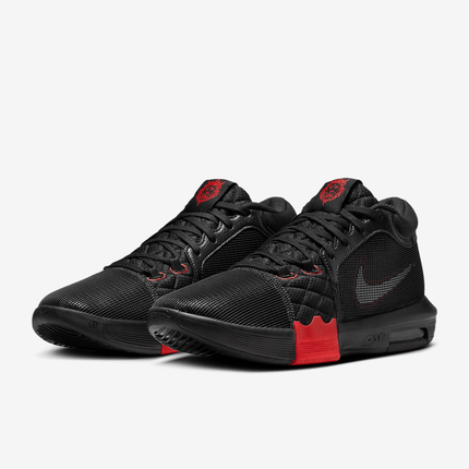 Men's Nike LeBron Witness 8 Black University Red Shoes
