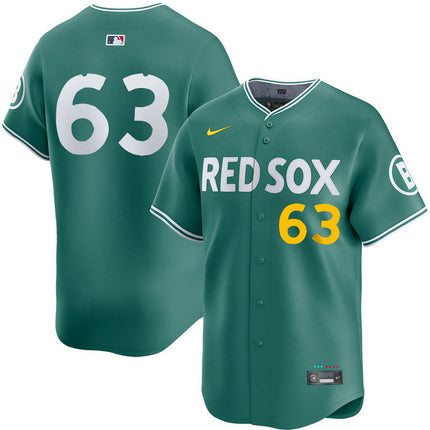 Justin Slaten Boston Red Sox 2025 City Connect Limited Jersey - Green
