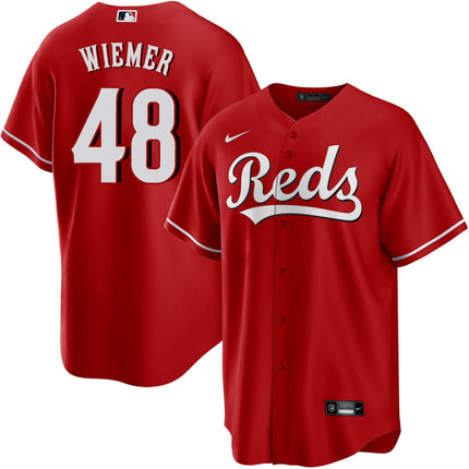 Joey Wiemer Cincinnati Reds 2025 Alternate Jersey - Red