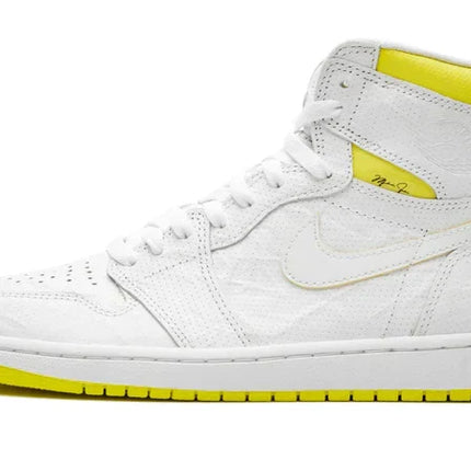 Men's Air Jordan 1 High First Class Flight White Shoes