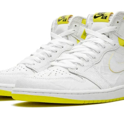 Men's Air Jordan 1 High First Class Flight White Shoes