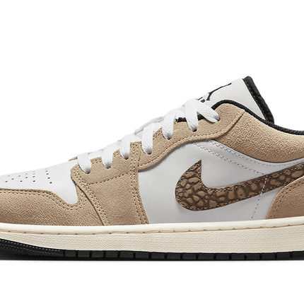 Men's Air Jordan 1 Low Brown Elephant Shoes