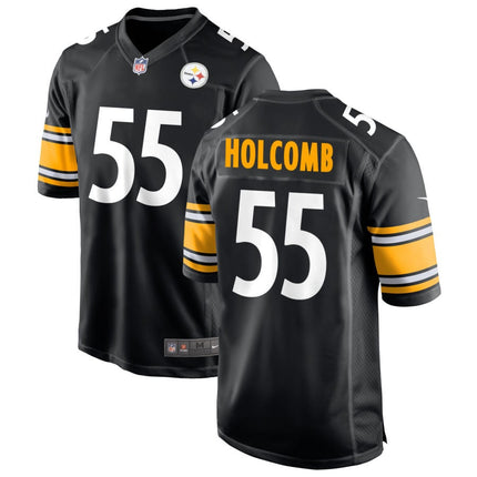 Cole Holcomb Pittsburgh Steelers 2025 Game Jersey - Black