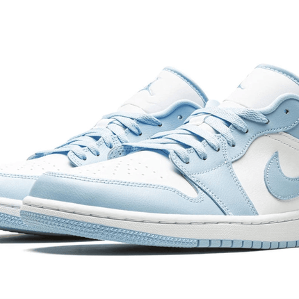 Men's Air Jordan 1 Low Ice Blue Shoes
