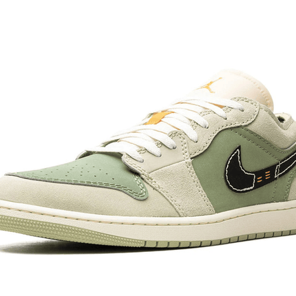Men's Air Jordan 1 Low SKY J LIGHT OLIVE Shoes