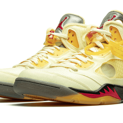 Men's Air Jordan 5 Off-White - Sail Shoes